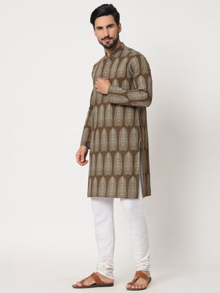 Patta Printed Kurta - Prime Porter
