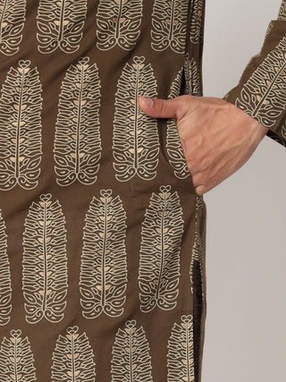 Patta Printed Kurta - Prime Porter
