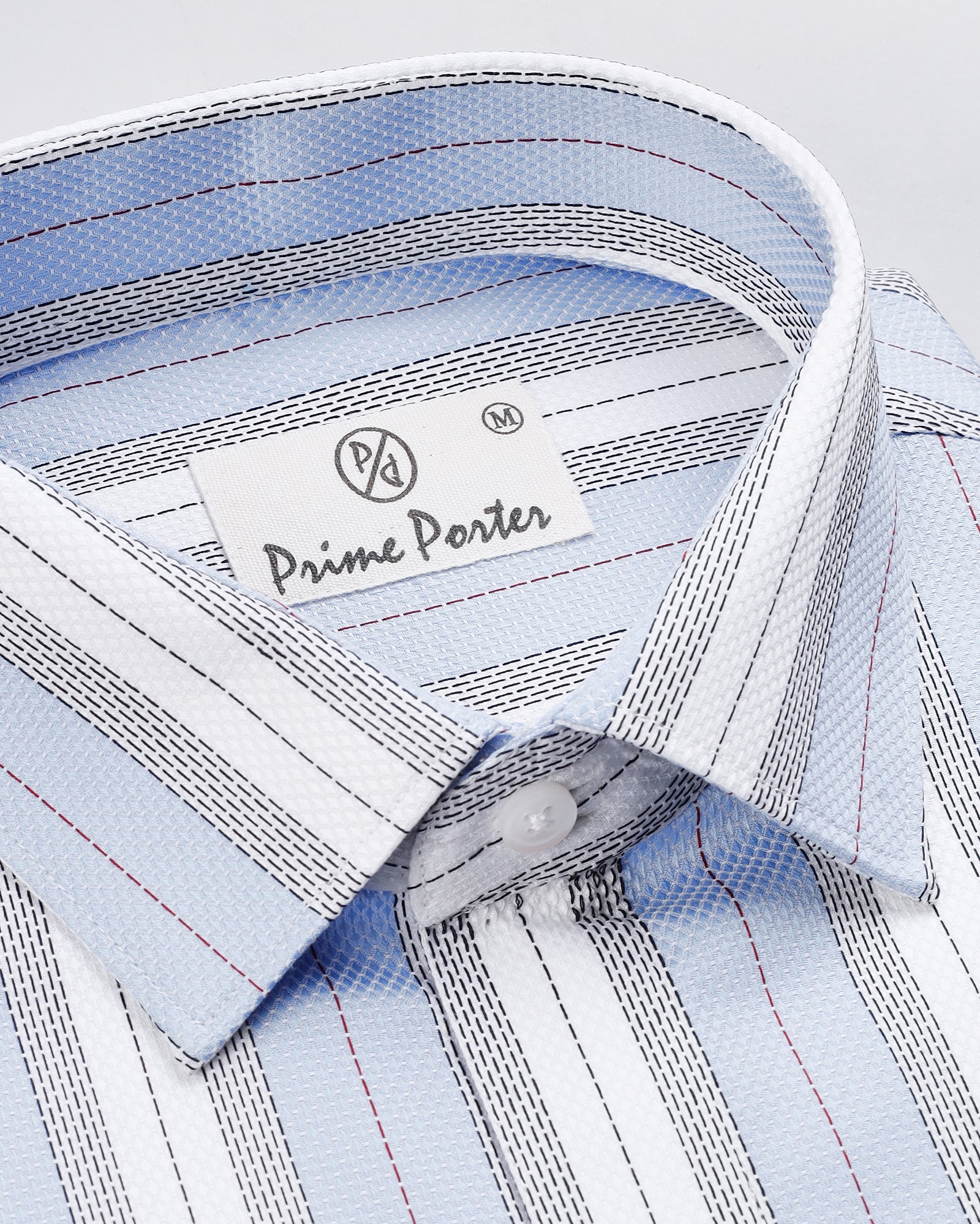 Aqua Striped Shirt