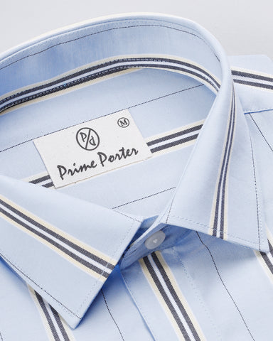 Bluish Striped Shirt
