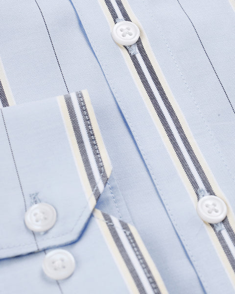 Bluish Striped Shirt