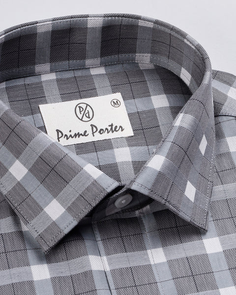Graphite Checked Shirt