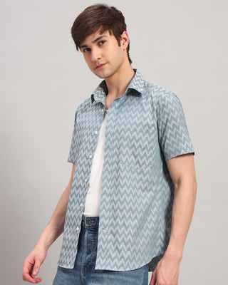 Chevron Printed Shirt - Prime Porter
