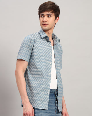 Chevron Printed Shirt - Prime Porter