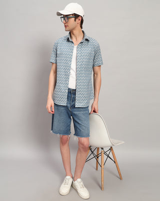 Chevron Printed Shirt - Prime Porter