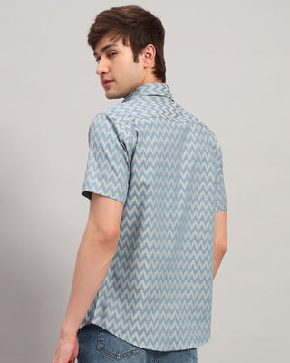 Chevron Printed Shirt - Prime Porter