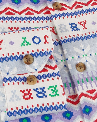 Merry Joy Christmas Printed Shirt - Prime Porter