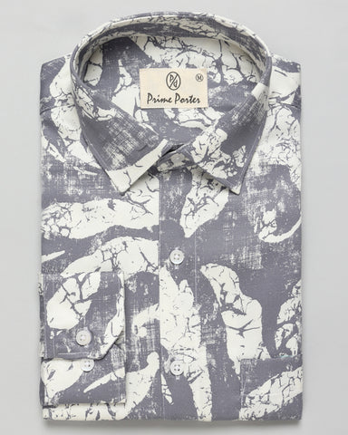 Marble Printed Shirt