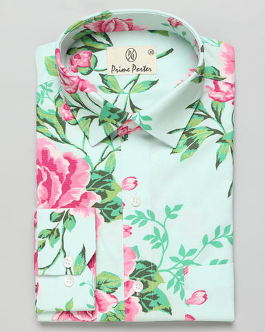 Peony Printed Shirt