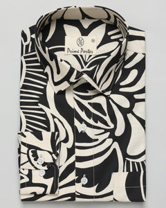 Grayscale Printed Shirt