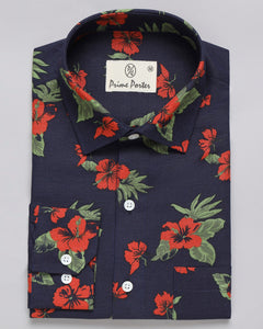 Hibiscus Printed Shirt