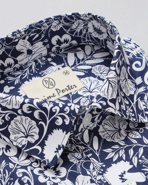 Aqua Printed Shirt
