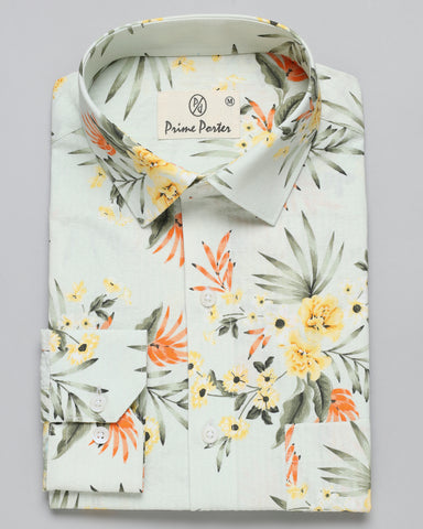 Bouquet Printed Shirt