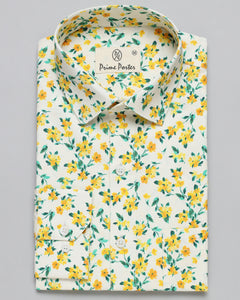 Marigold Printed Shirt