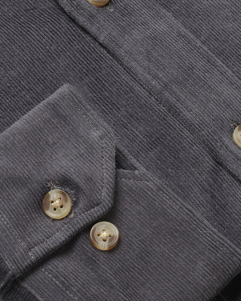 Dark Grey Corduroy Shirt