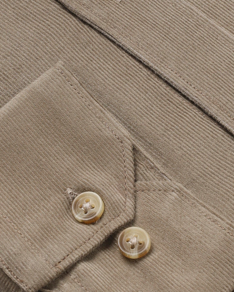 Beige Corduroy Shirt
