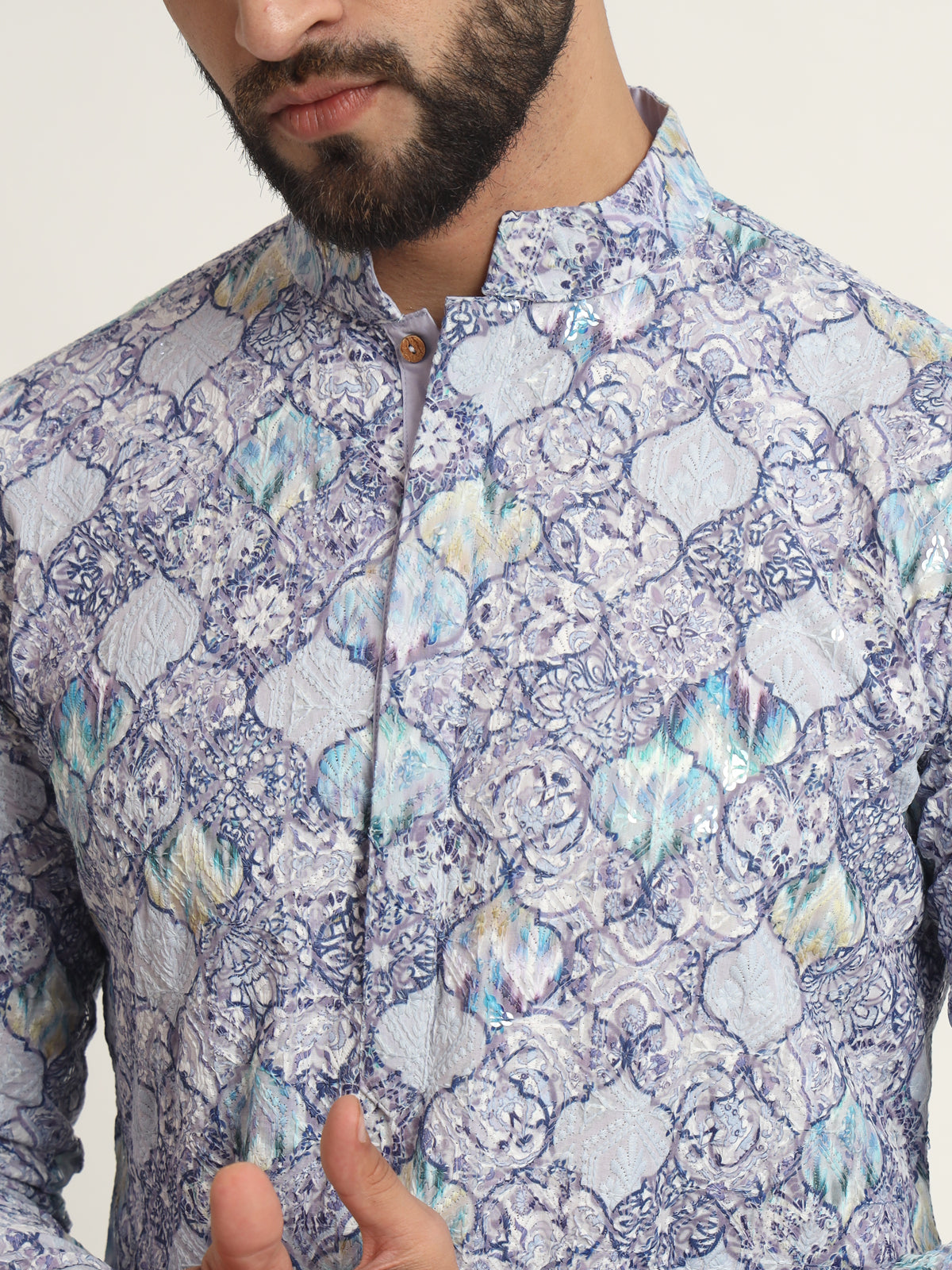 Qurbat Embroidered Kurta