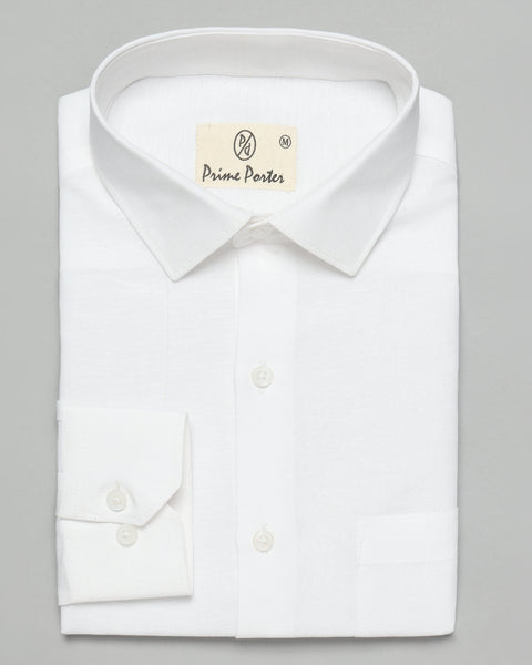 White Linen Shirt