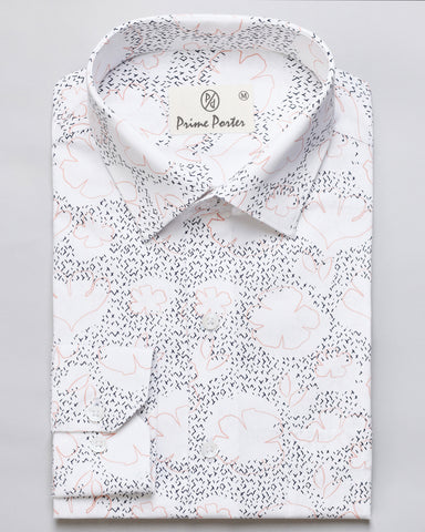 Meraki Flower Printed Shirt