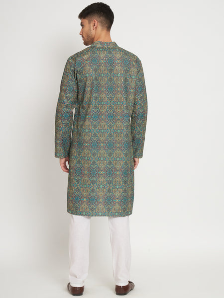 Mor Embroidered Kurta