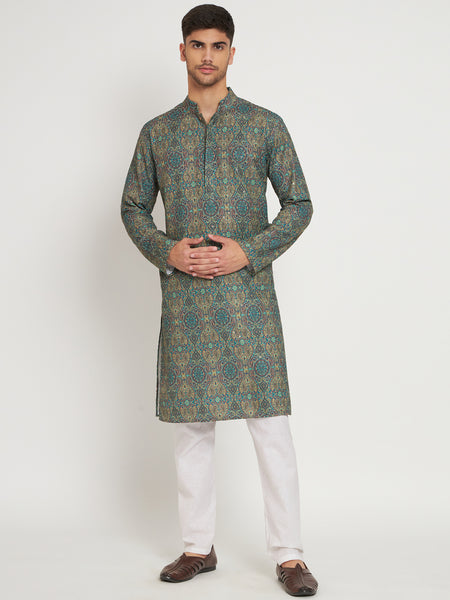 Mor Embroidered Kurta