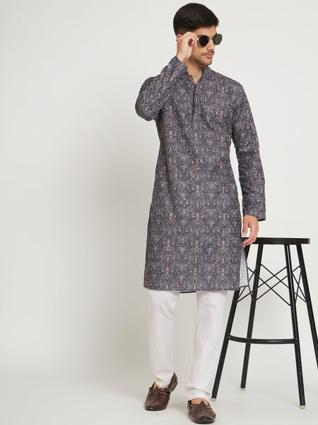 Pataudi Embroidered Kurta