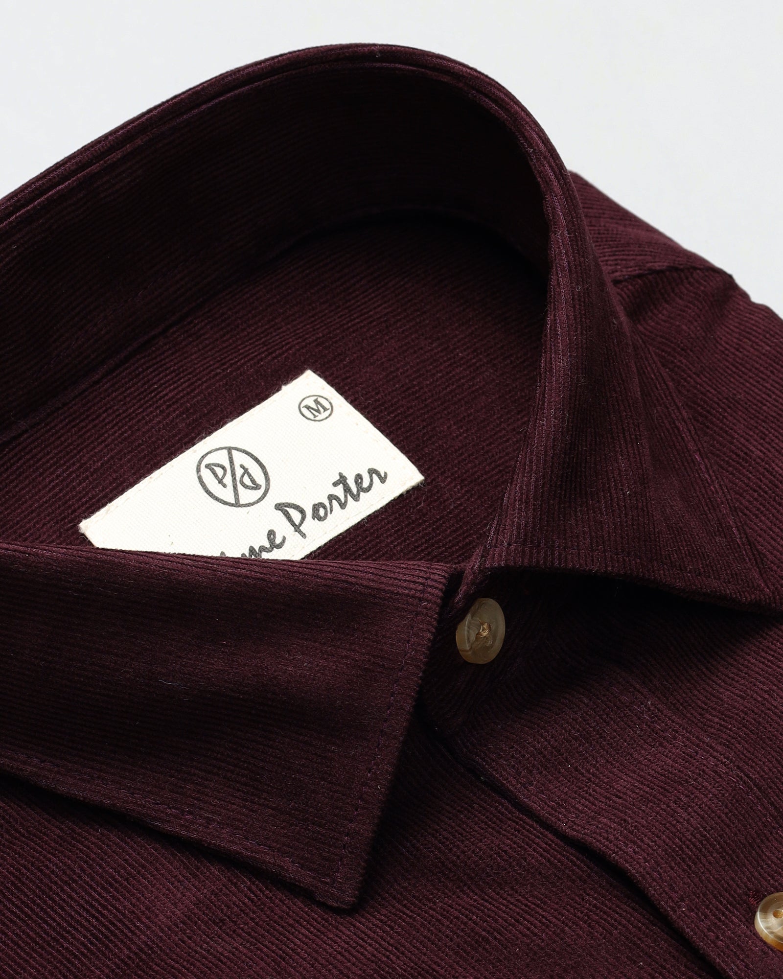 Wine Corduroy Shirt – Prime Porter