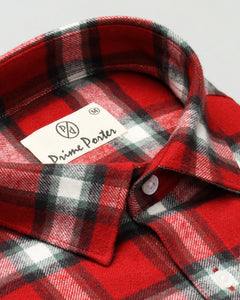 Claret Flannel Shirt