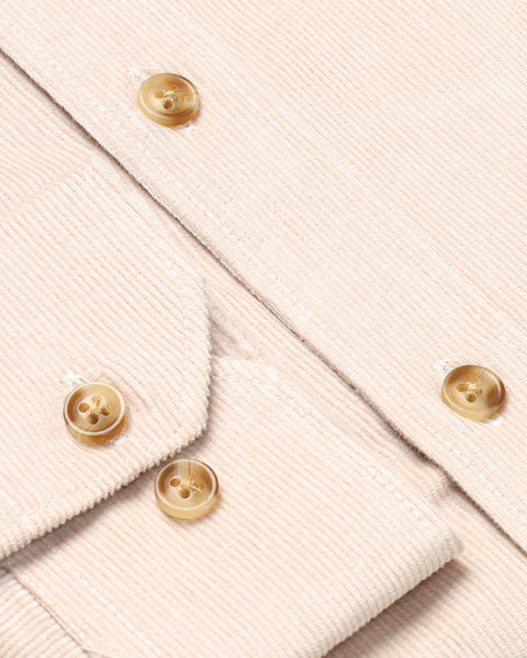 Off White Corduroy Shirt