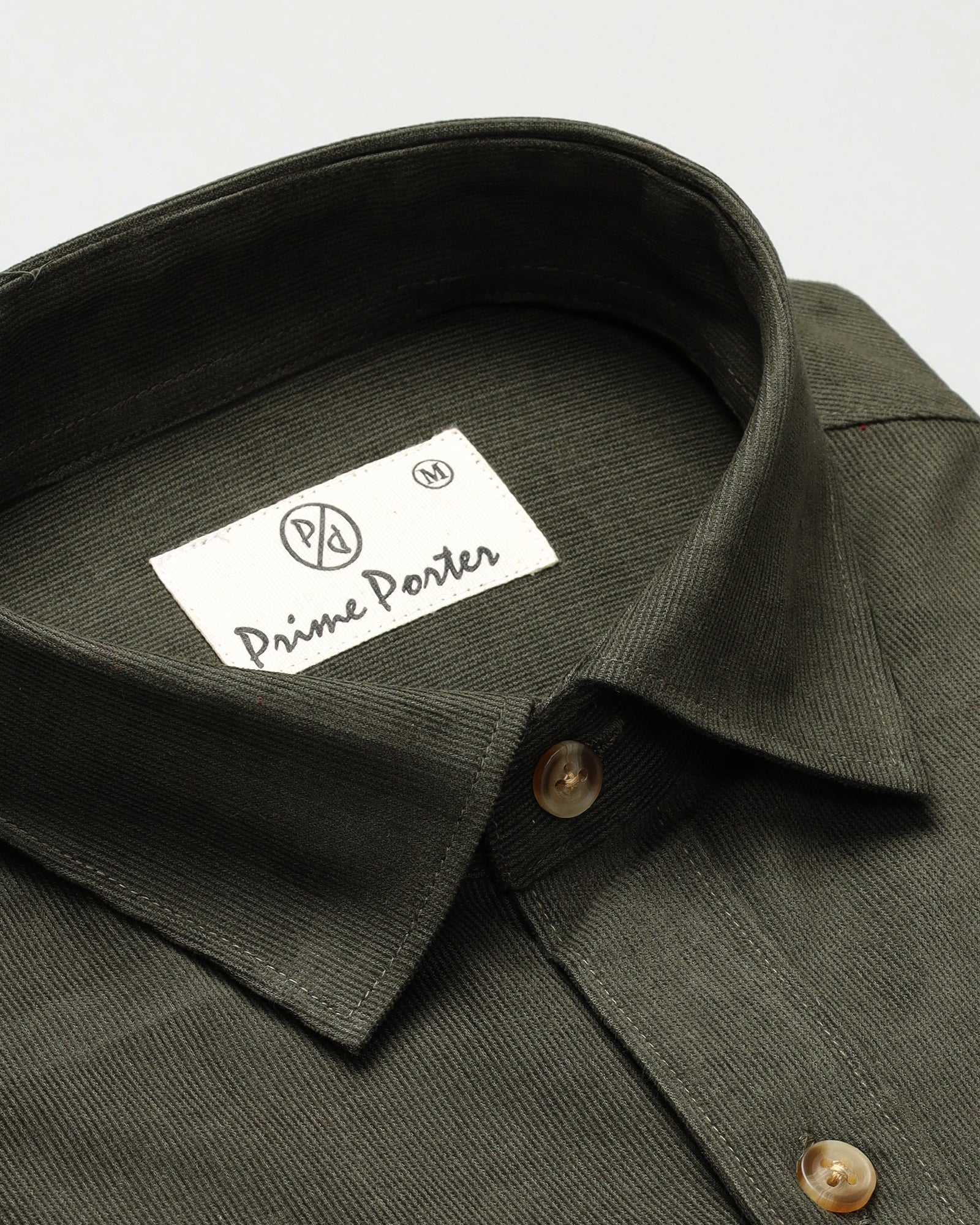 Olive Corduroy Shirt