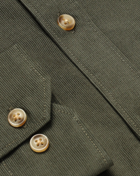Olive Corduroy Shirt