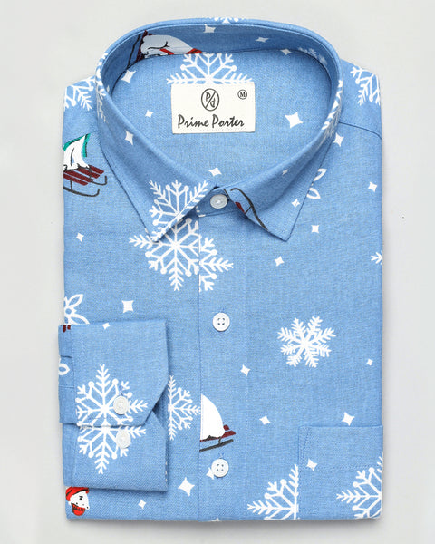 Snowflake Flannel Shirt