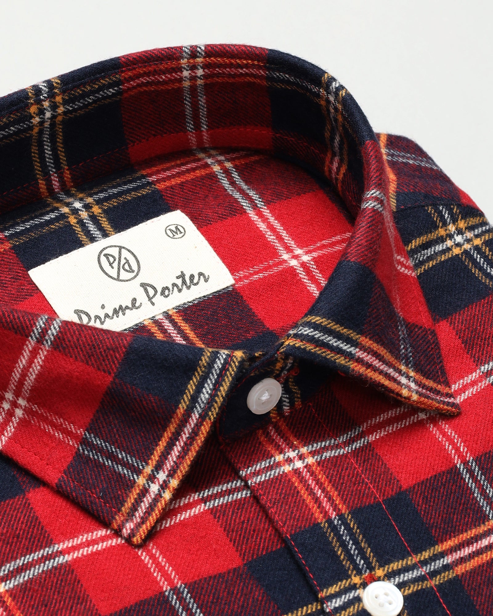 Crimson Flannel Shirt