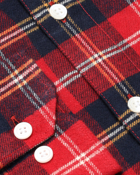 Crimson Flannel Shirt