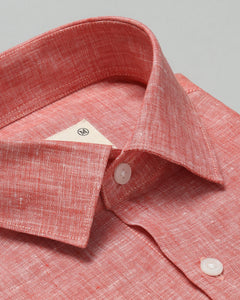 Imperial Red Linen Shirt