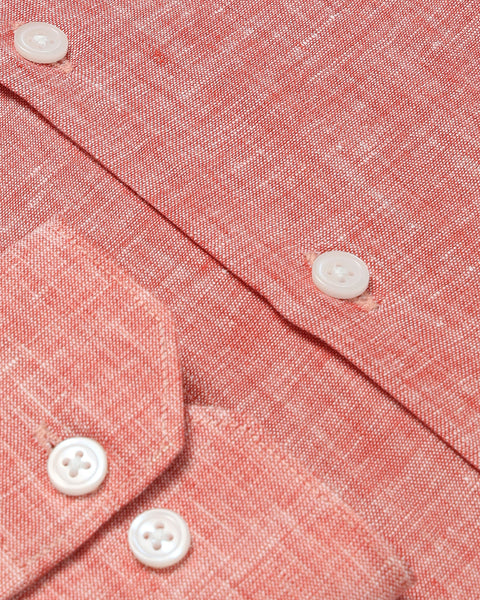 Imperial Red Linen Shirt