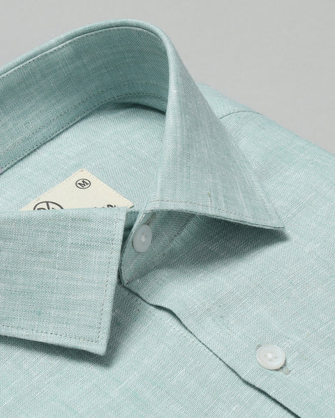 Mint Green Linen Shirt