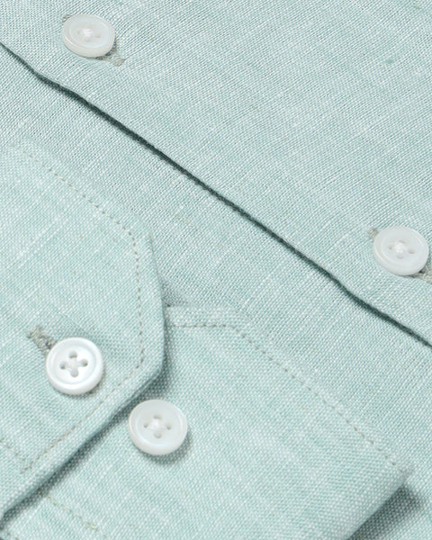 Mint Green Linen Shirt