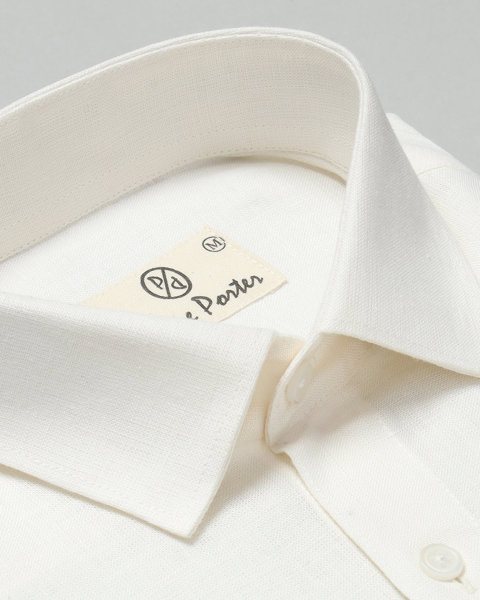 Cream Linen Shirt