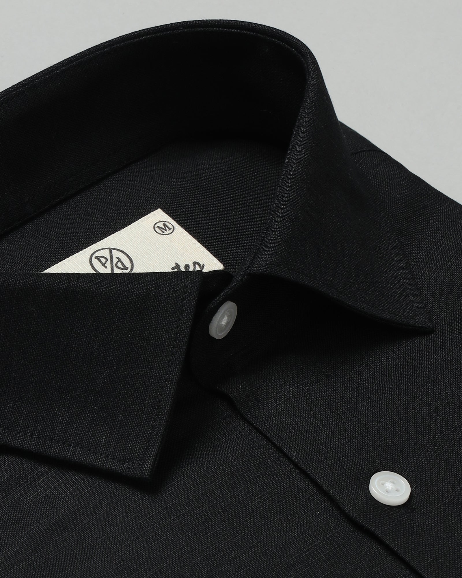 Black Linen Shirt