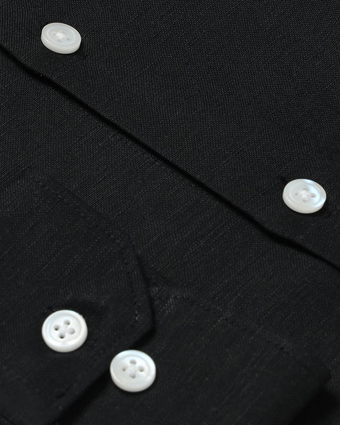 Black Linen Shirt