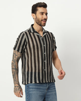 Zig Zag Crochet Shirt