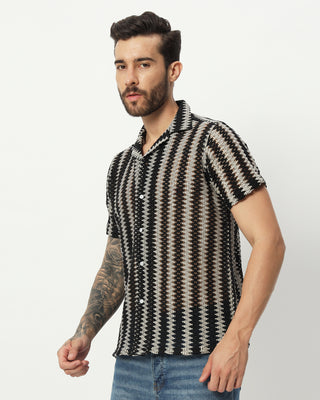 Zig Zag Crochet Shirt