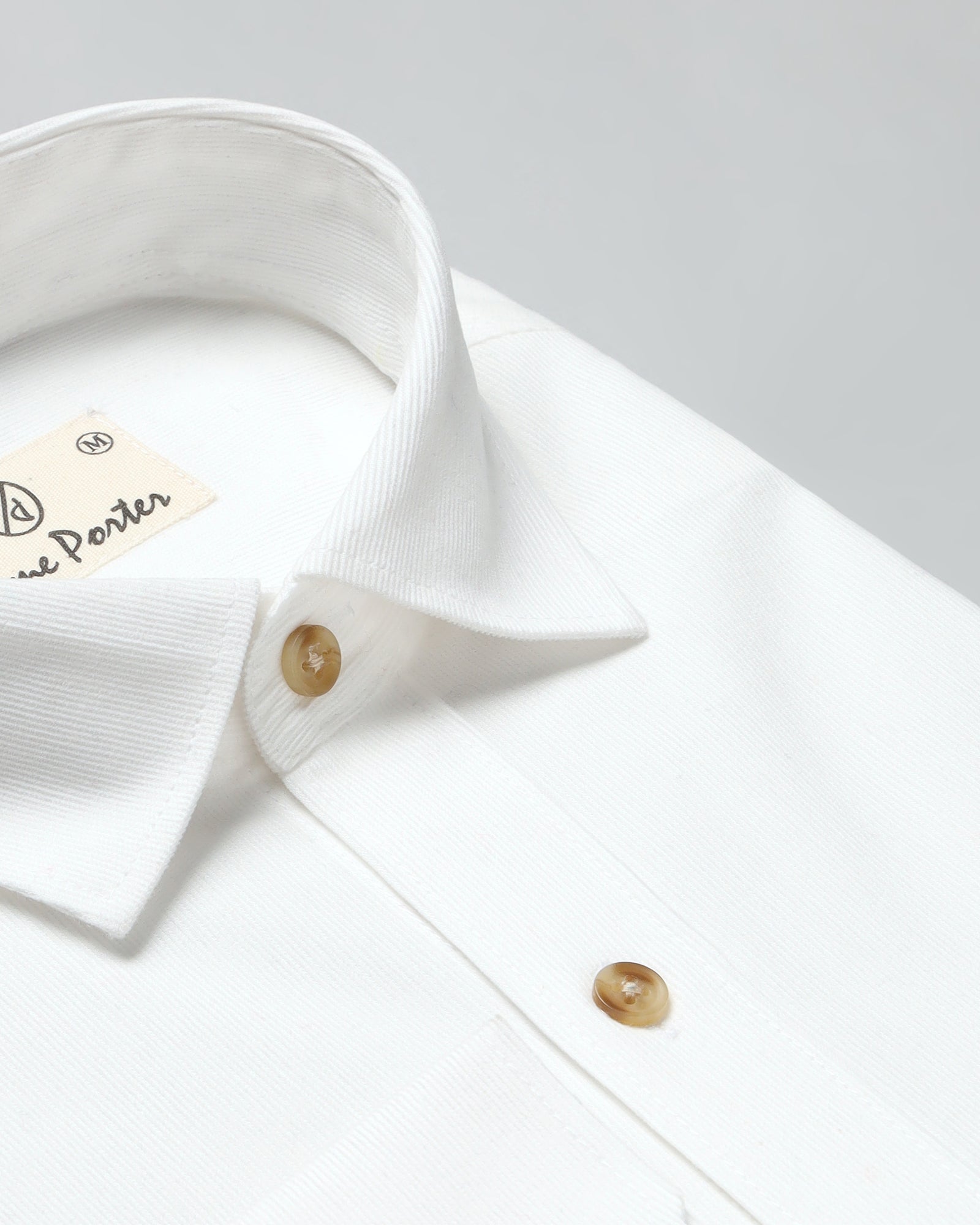 White Corduroy Shirt