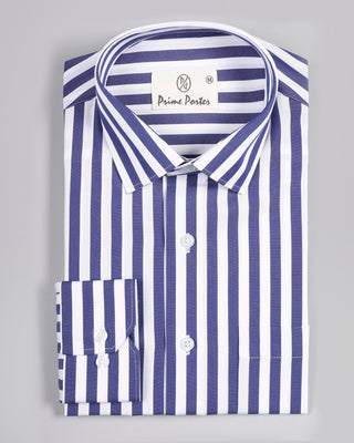 Navo Striped Formal Shirt