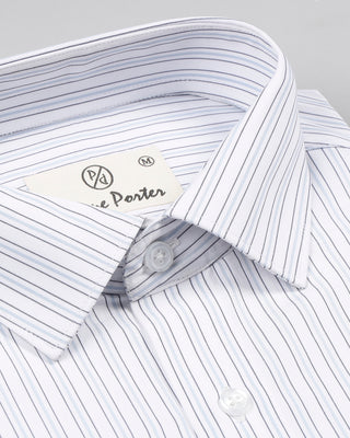 Octane Striped Formal Shirt