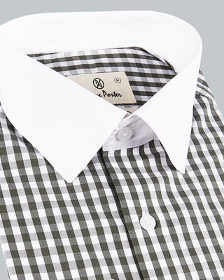 Olive Checked Shirt - Prime Porter