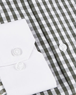 Olive Checked Shirt - Prime Porter
