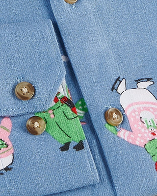 North Pole Christmas Printed Flannel Shirt - Prime Porter