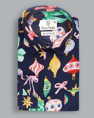 Decorations Flannel Christmas Printed Shirt - Prime Porter